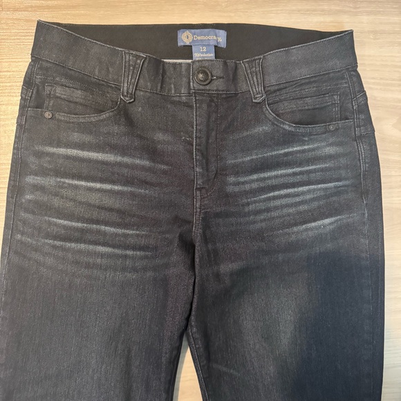 Democracy “AB"solution Straight Leg Jeans dark wash size 12 - Picture 3 of 12
